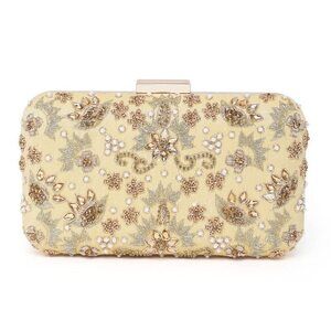 2681 Wedding Bridal Shimmer Sequence Handcrafted Evening Bag Purse Handbag